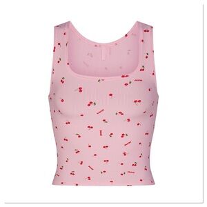 SKIMS Pink Cherry Blossom Valentines Day Collection Tank Top